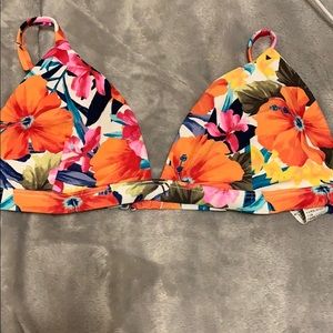 Hollister triangle bikini top